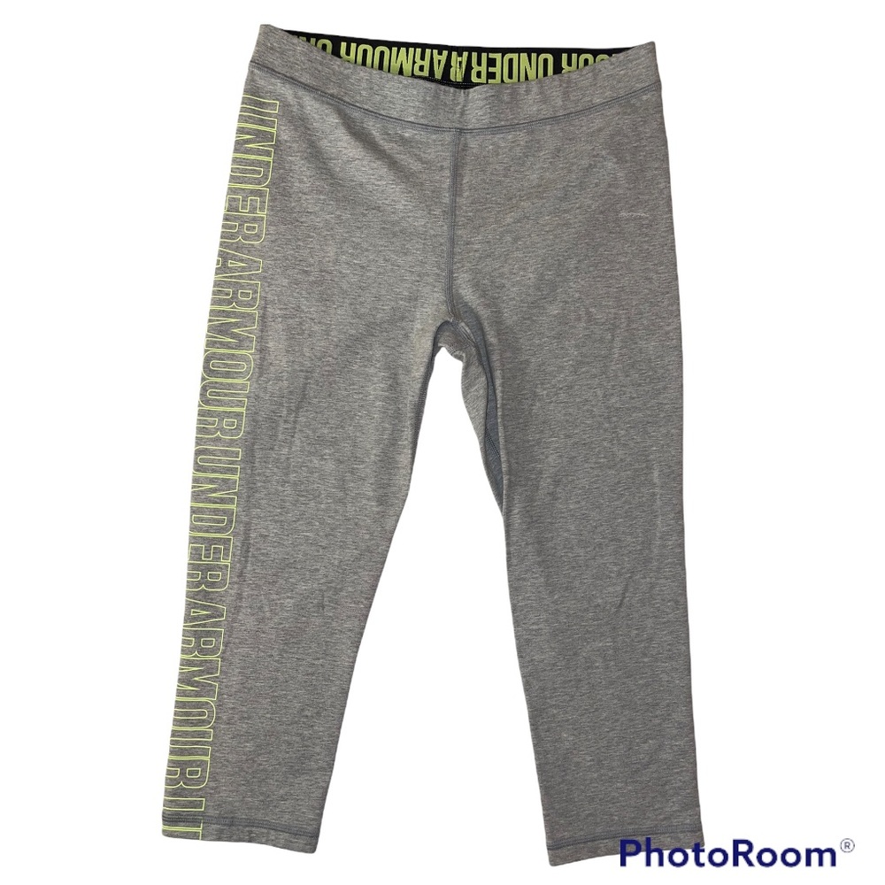 Under Armour Women's Grey Gym Athletic Workout Capri Leggings S